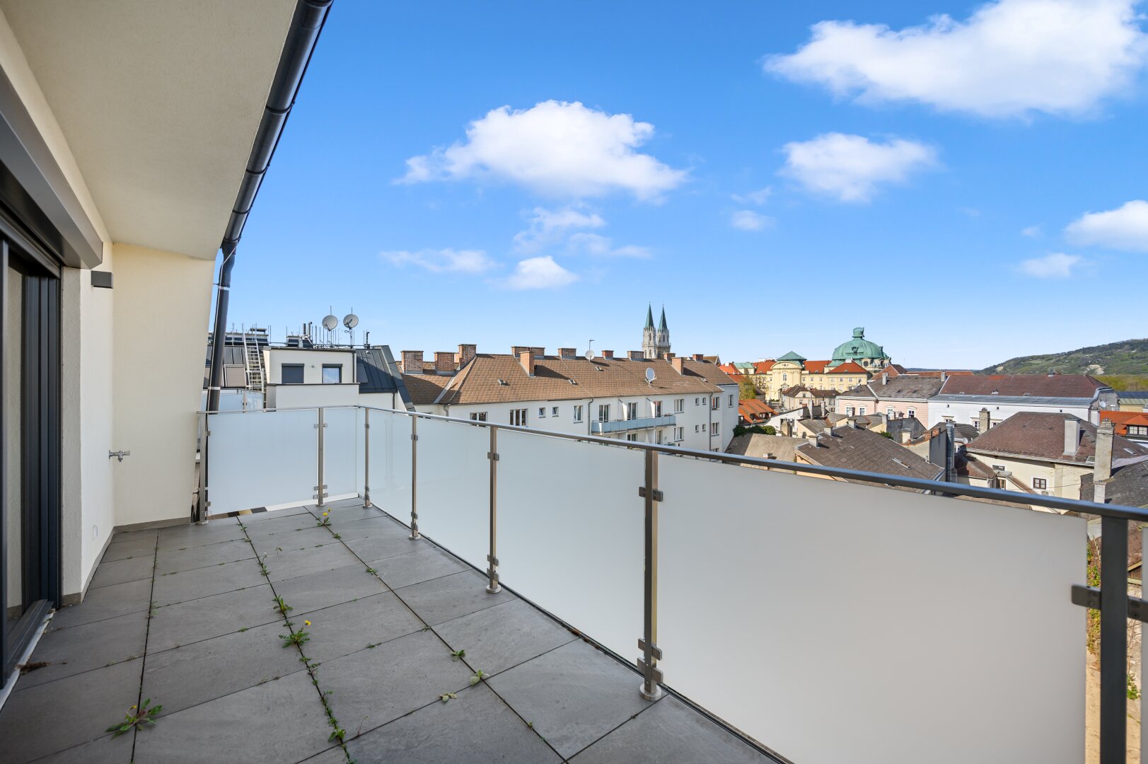 Wohnen mit Weitblick – 133m2 Maisonette Wohnung mit vier Terrassen und Top-Anbindung in Klosterneuburg, 3400 Klosterneuburg, Dachgeschosswohnung