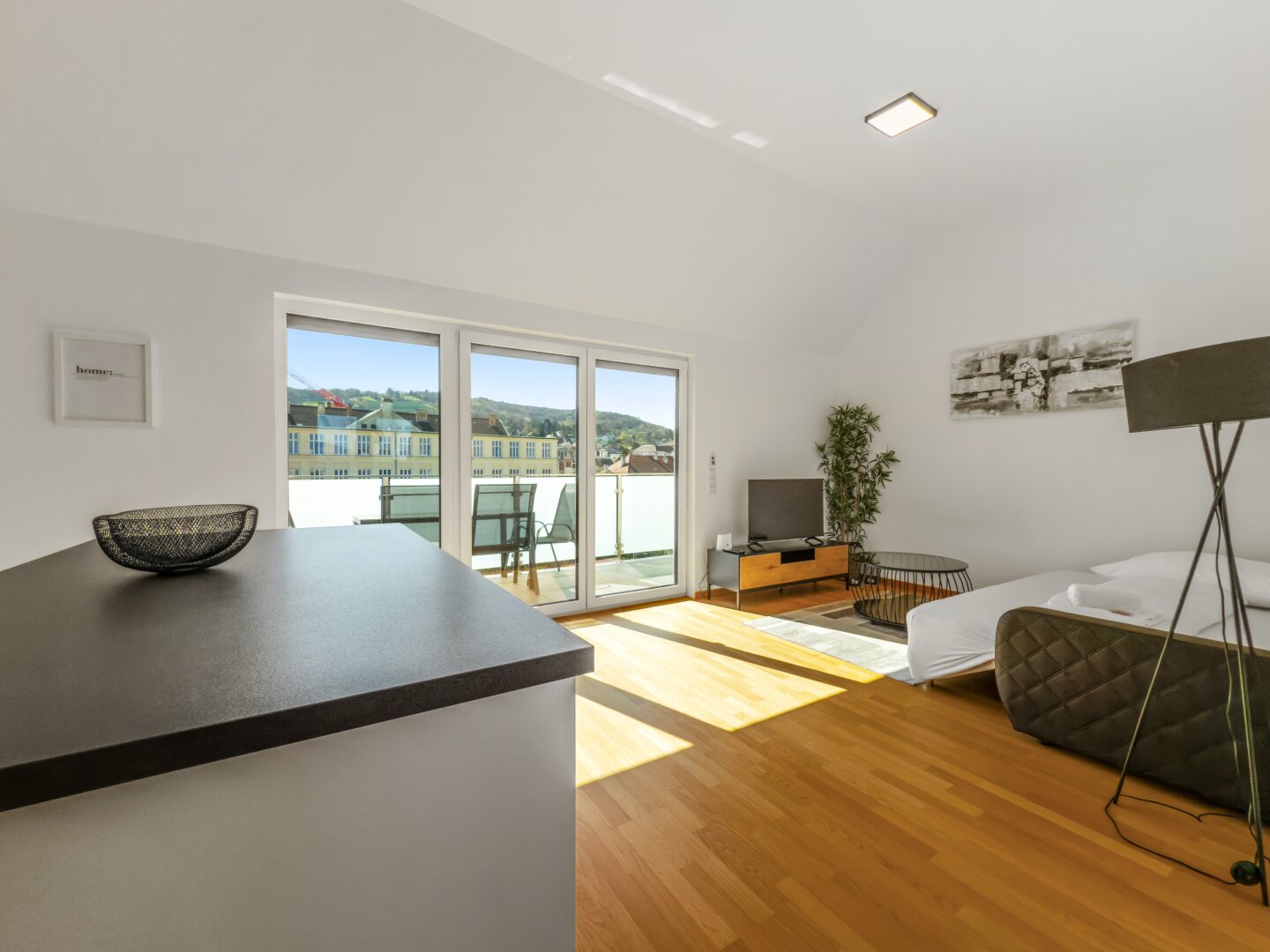 Erstbezug mit Aussicht – Dachgeschoss-Maisonette mit zwei Terrassen in Klosterneuburg, 3400 Klosterneuburg, Dachgeschosswohnung