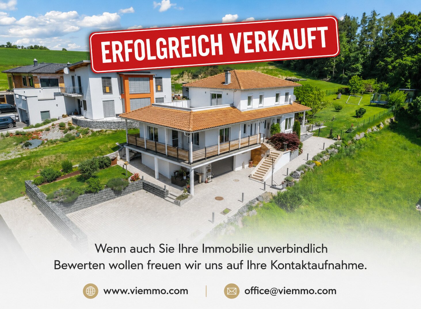 Toskanaflair am Waldrand – Architektonisches Landhaus in sanfter Hanglage mit Weitblick, 7332 Oberpetersdorf, Haus