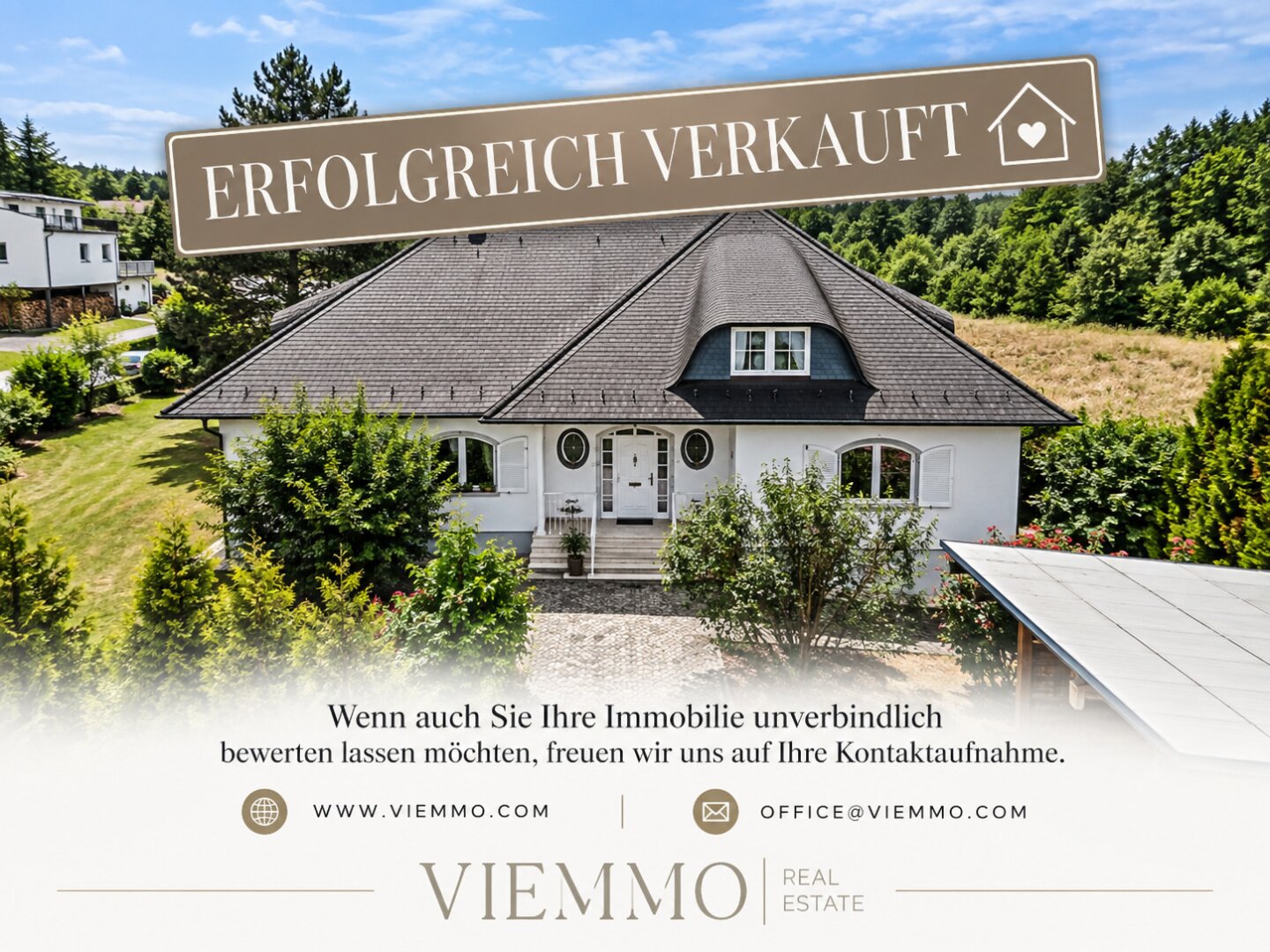 Zeitlose Architektur. Großzügige Räume. Ein Grundstück mit Parkcharakter., 7373 Piringsdorf, Haus