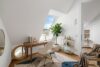 Panorama, Privatsphäre und moderne Architektur – Maisonette in begehrter Aussichtslage - Einrichtungsvorschlag - KI visualisiert