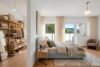 Panorama, Privatsphäre und moderne Architektur – Maisonette in begehrter Aussichtslage - Einrichtungsvorschlag - KI visualisiert
