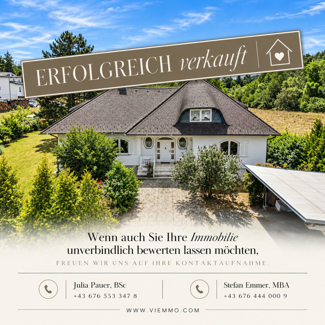 Zeitlose Architektur. Großzügige Räume. Ein Grundstück mit Parkcharakter., 7373 Piringsdorf, Haus