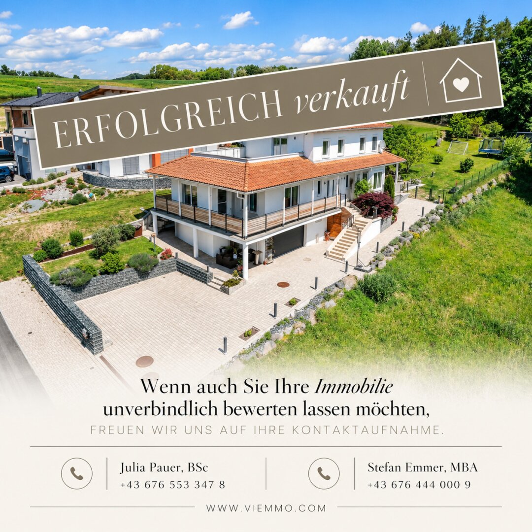 Toskanaflair am Waldrand – Architektonisches Landhaus in sanfter Hanglage mit Weitblick, 7332 Oberpetersdorf, Haus